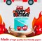 Premium Firefighter Birthday Cake Topper - Vibrant Fireman-Themed Glitter Cardstock Party Decoration, Perfect Centerpiece